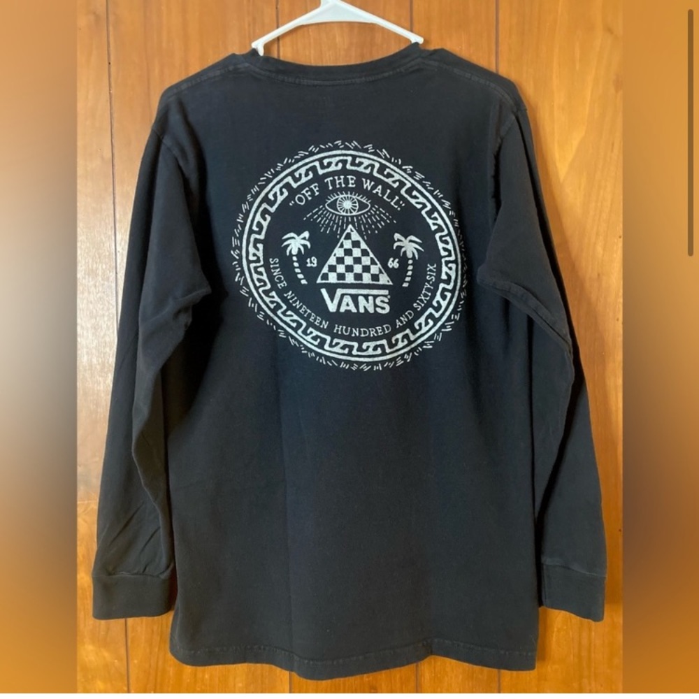 Mens Vans Vintage Long Sleeve T Shirt Size Medium